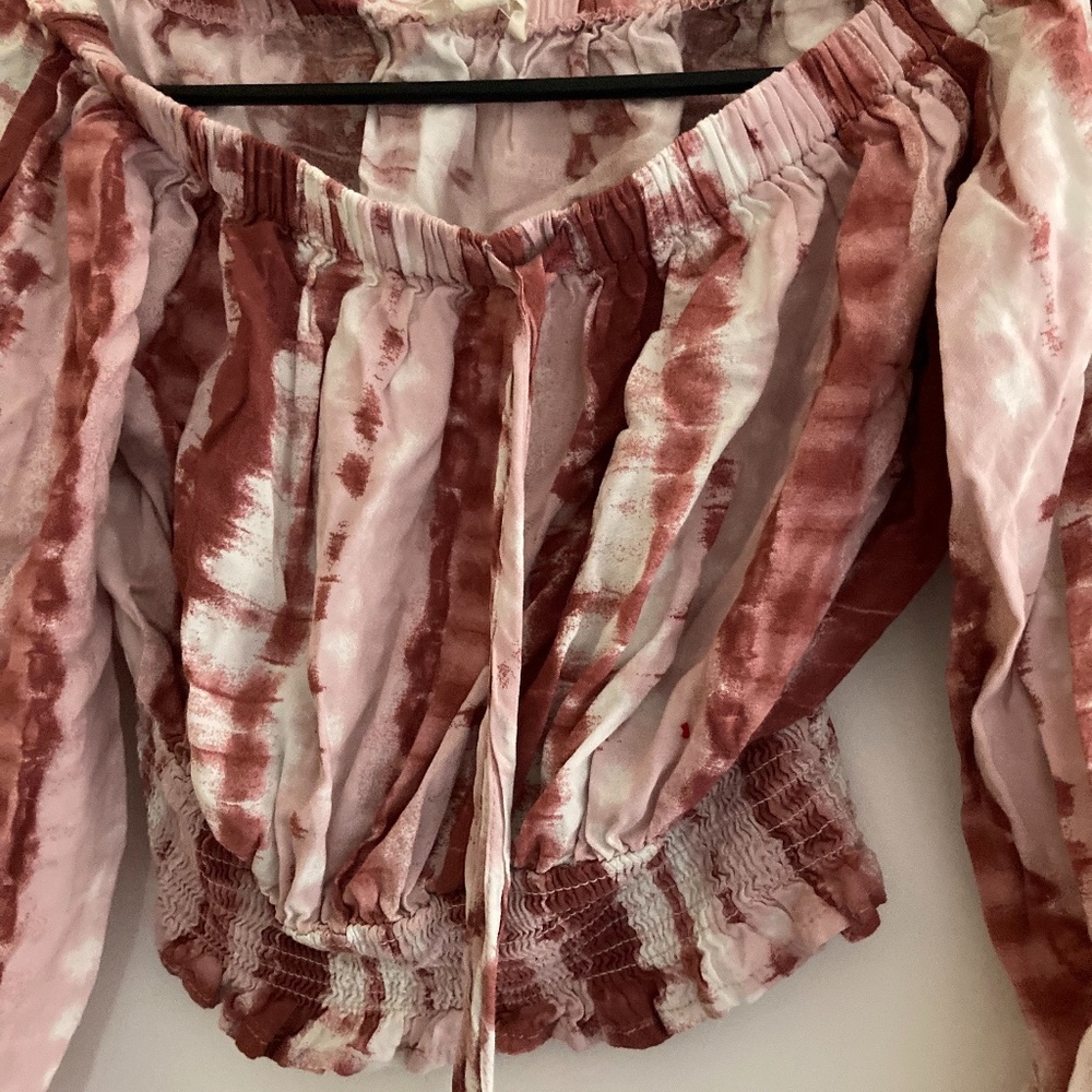 Cute off the shoulder crop top